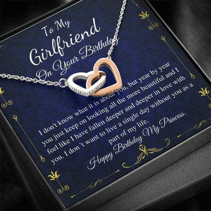 Girlfriend Birthday Gift Necklace, Birthday Gift For Girlfriend On Her Birthday, Girlfriend Jewelry From Boyfriend, Birthday Necklace #0682