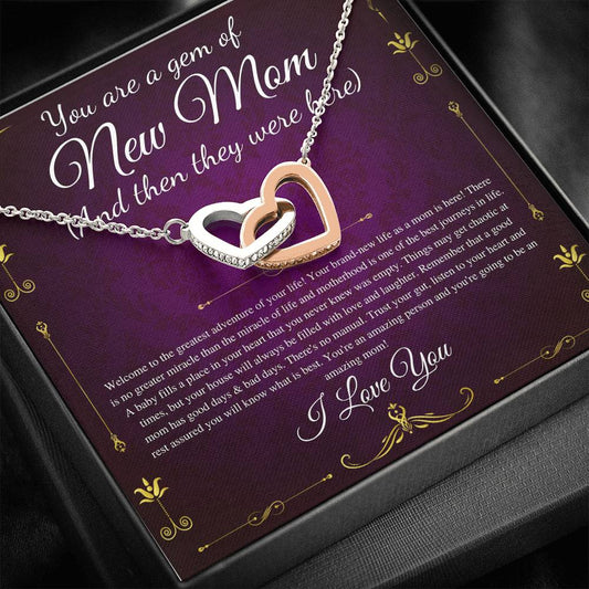 New Mom Gift Jewelry, First Time Mom Gift for first Mother's day Gift for New Mom Necklace Birthstone, New mommy Gift 0232