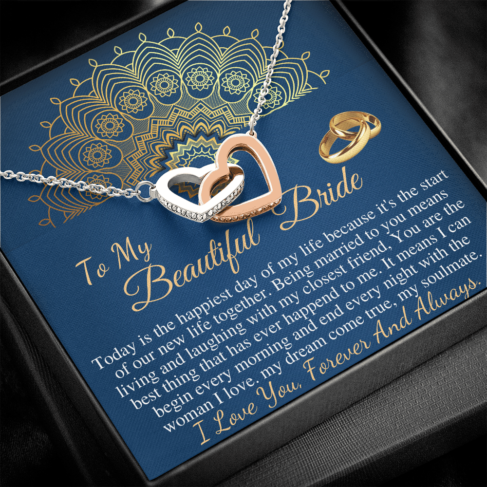 Gift To My Beautiful Bride From Groom ,Bride Gift From Groom, Wedding Day Gift, Groom to Bride, Jewelry Gift from Groom to Bride