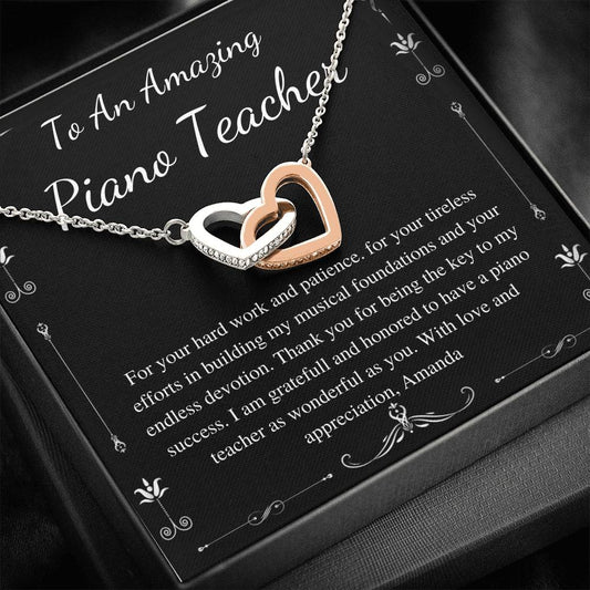 Piano Teacher Gift Thank You Gift for Music Teacher Gift, Personalized