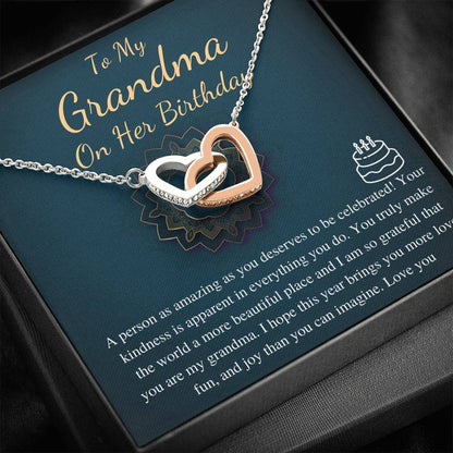 Birthday Gift for Grandmother, Happy Birthday Grandmother, Grandmother celebration Gift, Happy Birthday Grandmother Present,Love Knot #0641