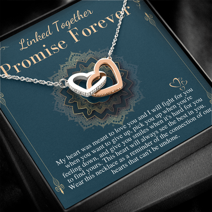 Promise Necklace for Girlfriend, Valentines Day Gift For Her, For Wife Promise Necklace for Her, Girlfriend Anniversary,Girlfriends Birthday