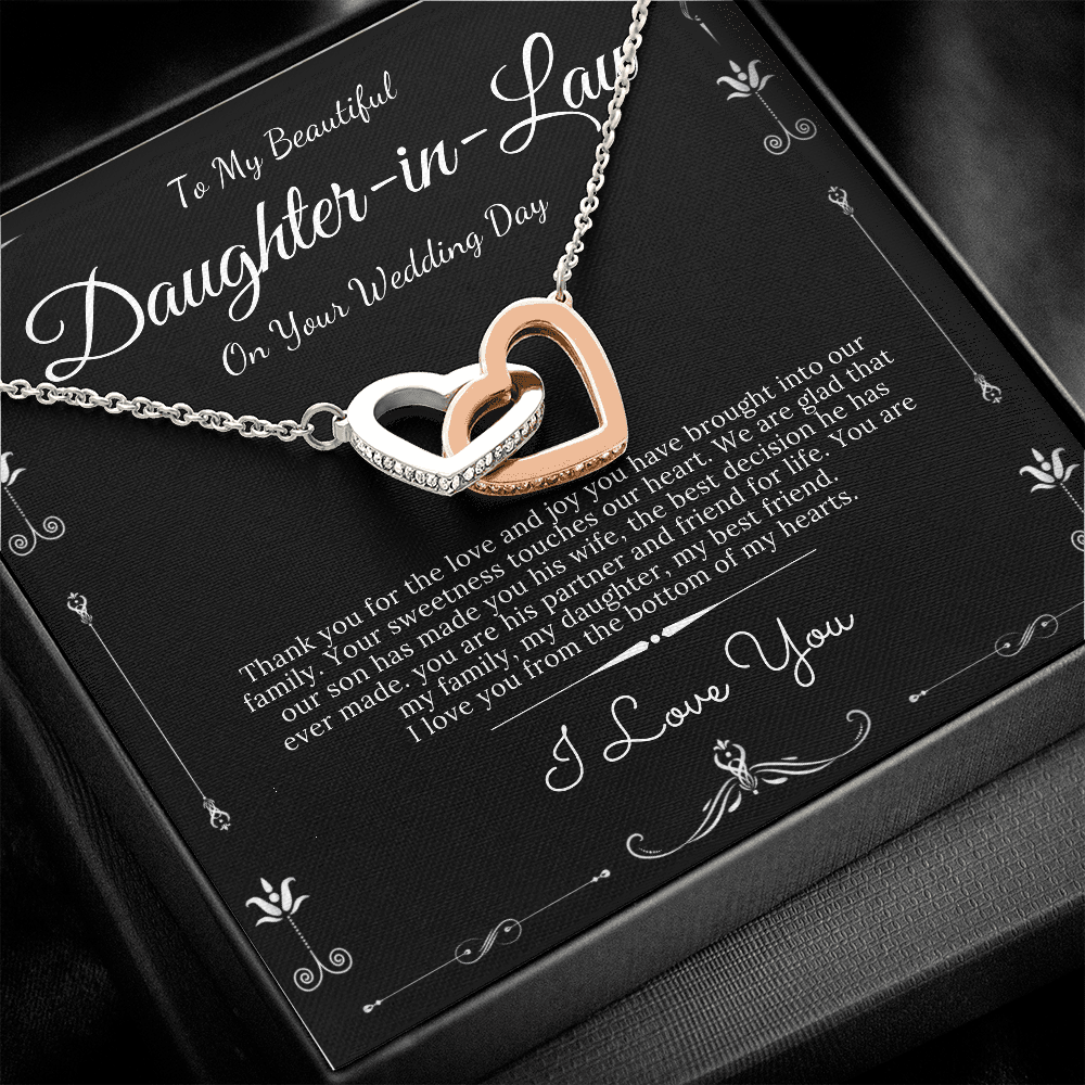 To my Bonus Daughter Beautiful Necklace, Stepdaughter Gift, Bonus Daughter Birthday Gift, Gift for Bonus Daughter, Daughter in Law