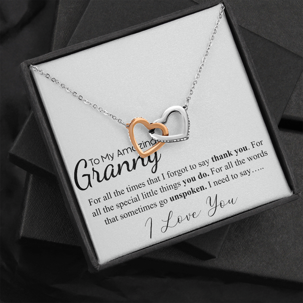 to my amazing granny interlocking heart wamlart