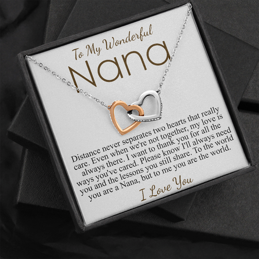 to my wonderful nana