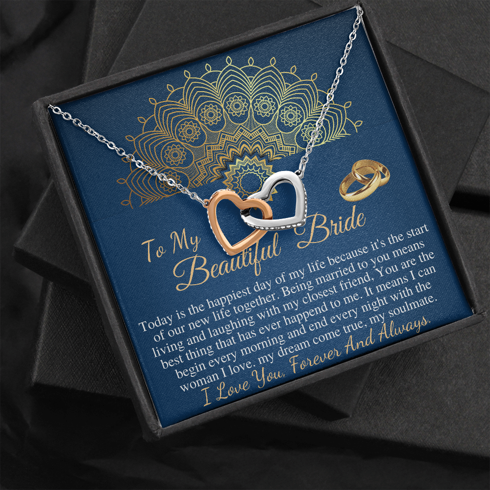 Gift To My Beautiful Bride From Groom ,Bride Gift From Groom, Wedding Day Gift, Groom to Bride, Jewelry Gift from Groom to Bride