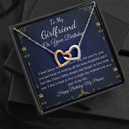 Girlfriend Birthday Gift Necklace, Birthday Gift For Girlfriend On Her Birthday, Girlfriend Jewelry From Boyfriend, Birthday Necklace #0682