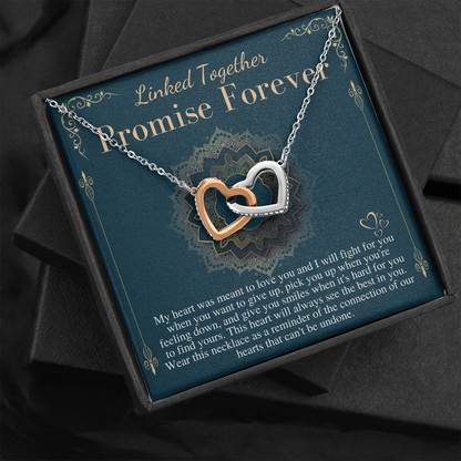Promise Necklace for Girlfriend, Valentines Day Gift For Her, For Wife Promise Necklace for Her, Girlfriend Anniversary,Girlfriends Birthday
