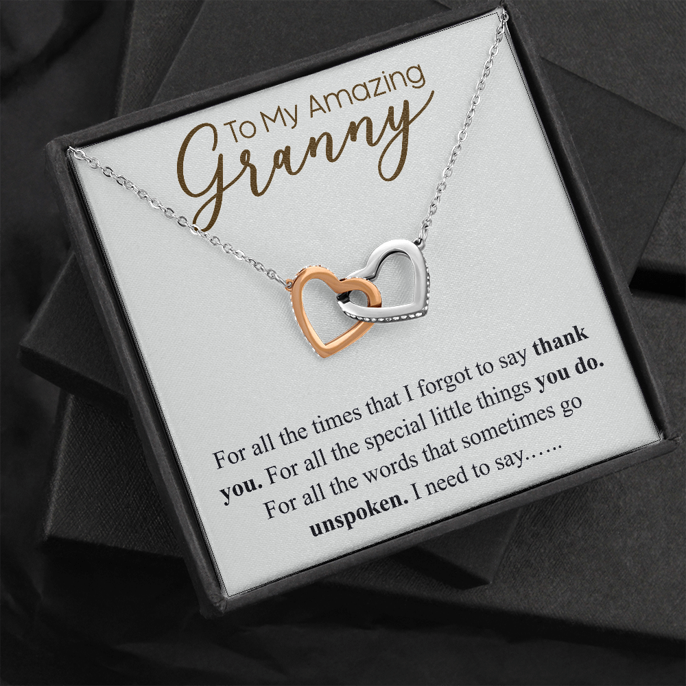 to my amazing granny
