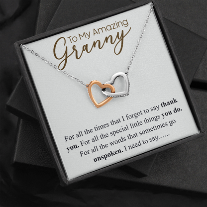 to my amazing granny