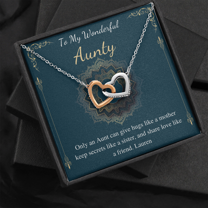 to my aunty