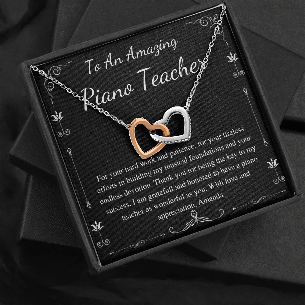 Piano Teacher Gift Thank You Gift for Music Teacher Gift, Personalized