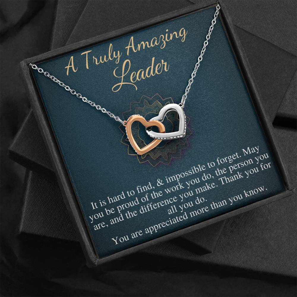 Leader Gift | Gift for Leader Necklace | A Truly Amazing Leader Appreciation Gift | Leadership Gift For Woman | Leader Gift For Woman #0734