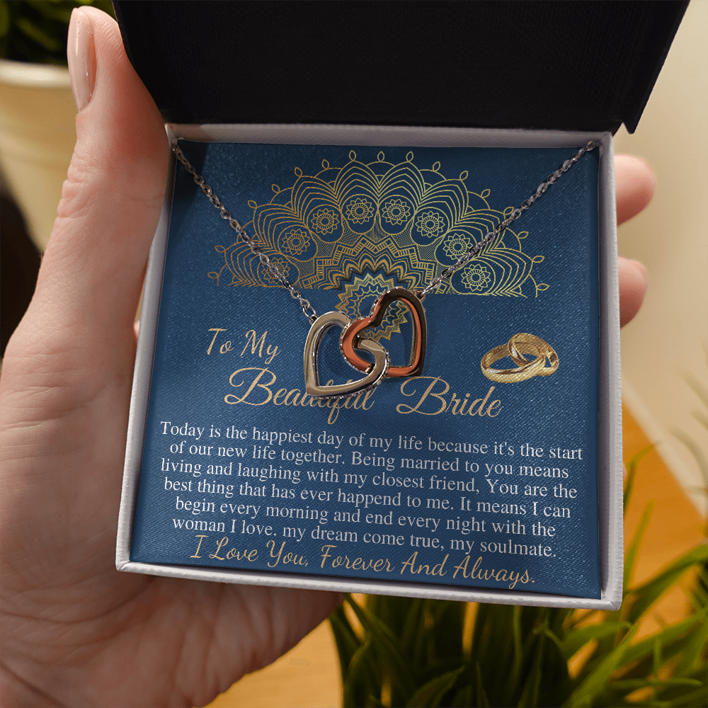 Gift To My Beautiful Bride From Groom ,Bride Gift From Groom, Wedding Day Gift, Groom to Bride, Jewelry Gift from Groom to Bride