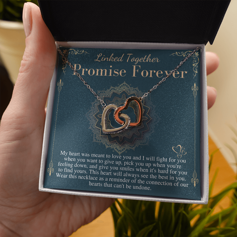 Promise Necklace for Girlfriend, Valentines Day Gift For Her, For Wife Promise Necklace for Her, Girlfriend Anniversary,Girlfriends Birthday