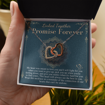 Promise Necklace for Girlfriend, Valentines Day Gift For Her, For Wife Promise Necklace for Her, Girlfriend Anniversary,Girlfriends Birthday