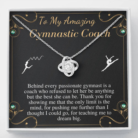 Gymnastics Coach Gift for Women | Leaving Gift for Gymnastics Coach | A Truly Amazing Gymnastics Coach Gift Necklace, Christmas Gift #0752