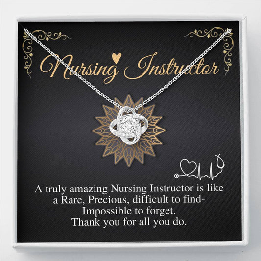 Nursing Instructor Gift, Appreciation Gift for Nursing Instructor, Necklace Gift, Jewelry Gift, Thank you Gift, Instructor Gift Ideas #0727