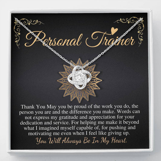 Personal Trainer Gifts, Fitness Coach Gift, Fitness Trainer Gift Necklace, Female Personal Trainer Christmas Gift, Birthday Gift Woman #0759