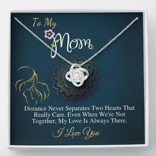 Mothers necklace, Mom Birthday jewelry, Gift for my mom, Special mother's gifts, Mother's gift from daughter,Present for mom,Love Knot #0487