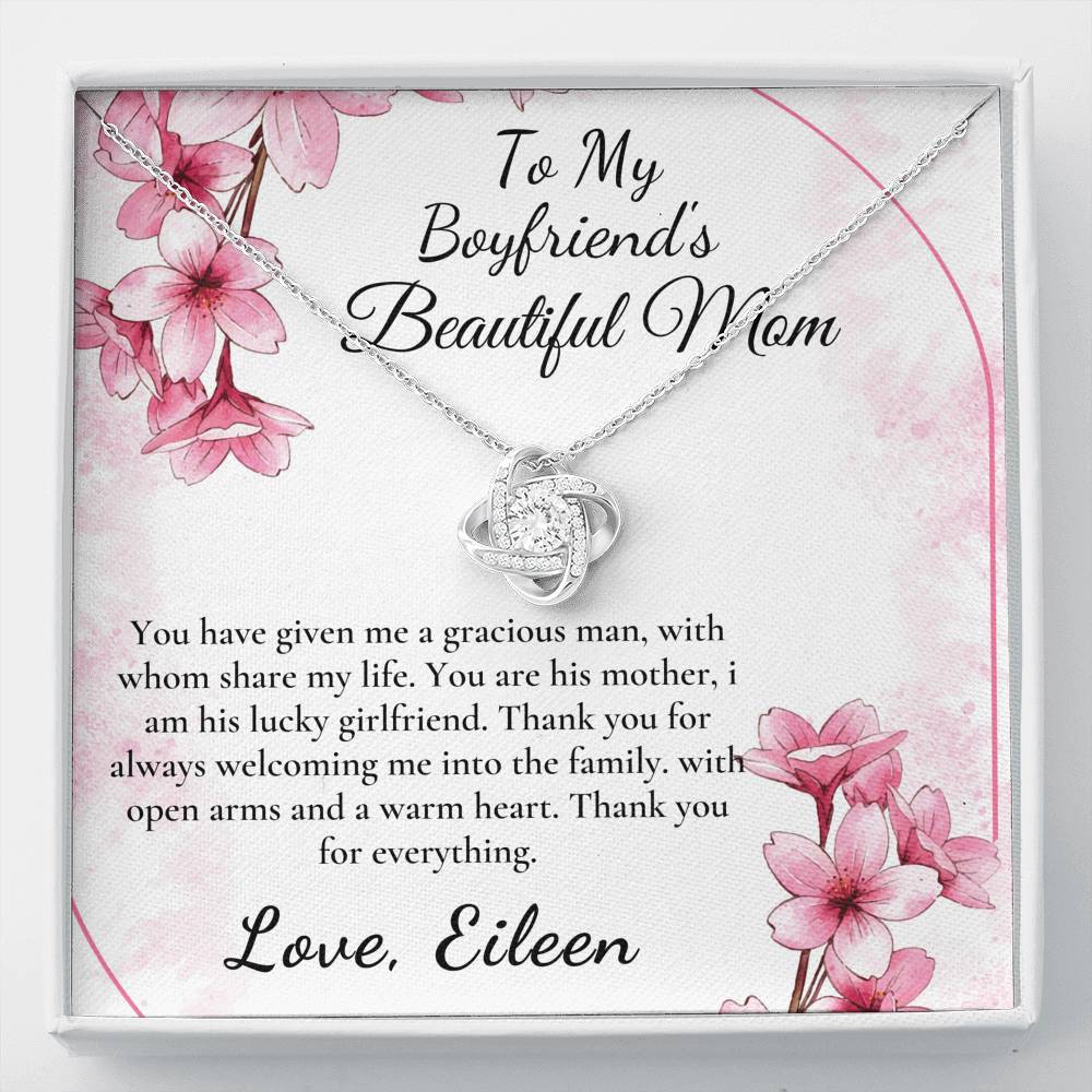 Gift for Boyfriend's Mom, Boyfriend's Mom Gift, To My Boyfriends Mom Gift, Christmas Gift for Boyfriends Mom
