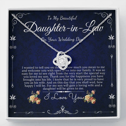 Love Knot, Daughter In Law Gift On Wedding Day, Future Daughter In Law, Daughter In Law Wedding Gift, Bride Gift From Mother In Law, #0072