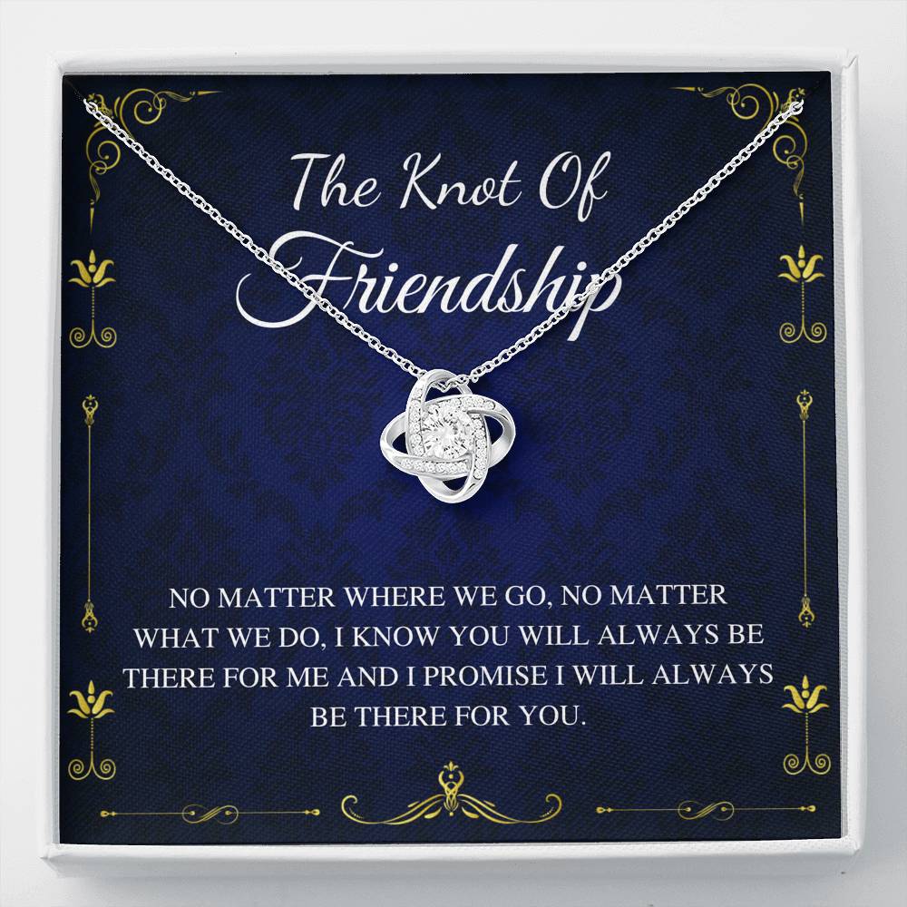 Knot of friendship gift, Friend forever, Best friend necklace, Best friend gift, Gift for friend, friendship