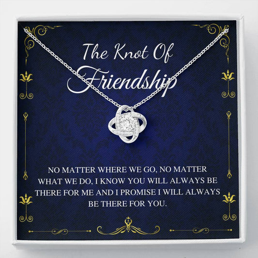Knot of friendship gift, Friend forever, Best friend necklace, Best friend gift, Gift for friend, friendship