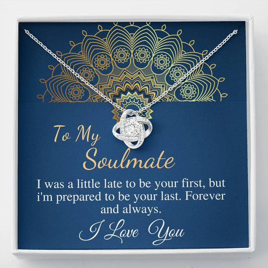 Interlocking Hearts Necklace, To My Girlfriend, Necklace For Girlfriend, Girlfriend Jewelry, Girlfriend Gift, Anniversary Gift For