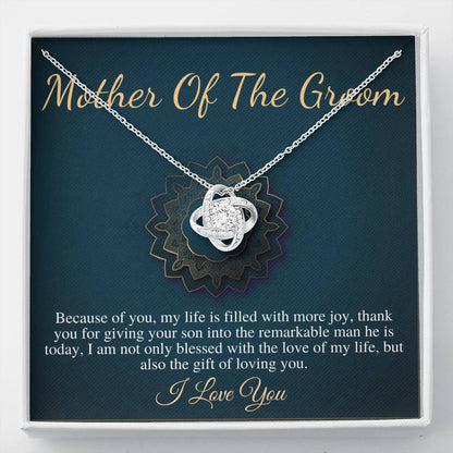 MOTHER Of The GROOM Gift from BRIDE Mother of the Groom Necklace Gift for Mother in law Wedding Gift from Bride Necklace With Card #0130