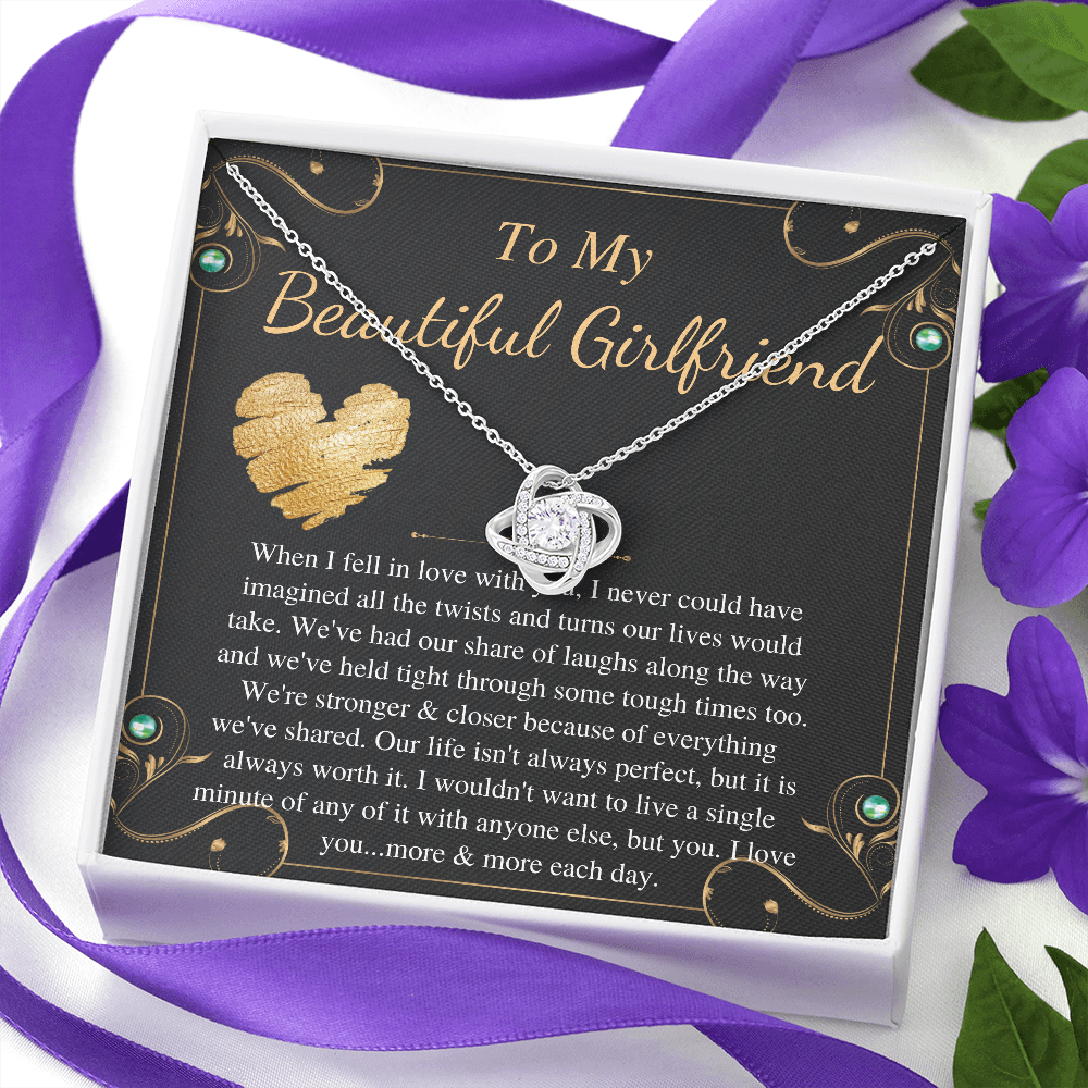 Girlfriend Necklace, Meaningful Gift for Girlfriend, Necklace for Partner, Valentines Present for Girlfriend, Sentimental Gifts, graduation