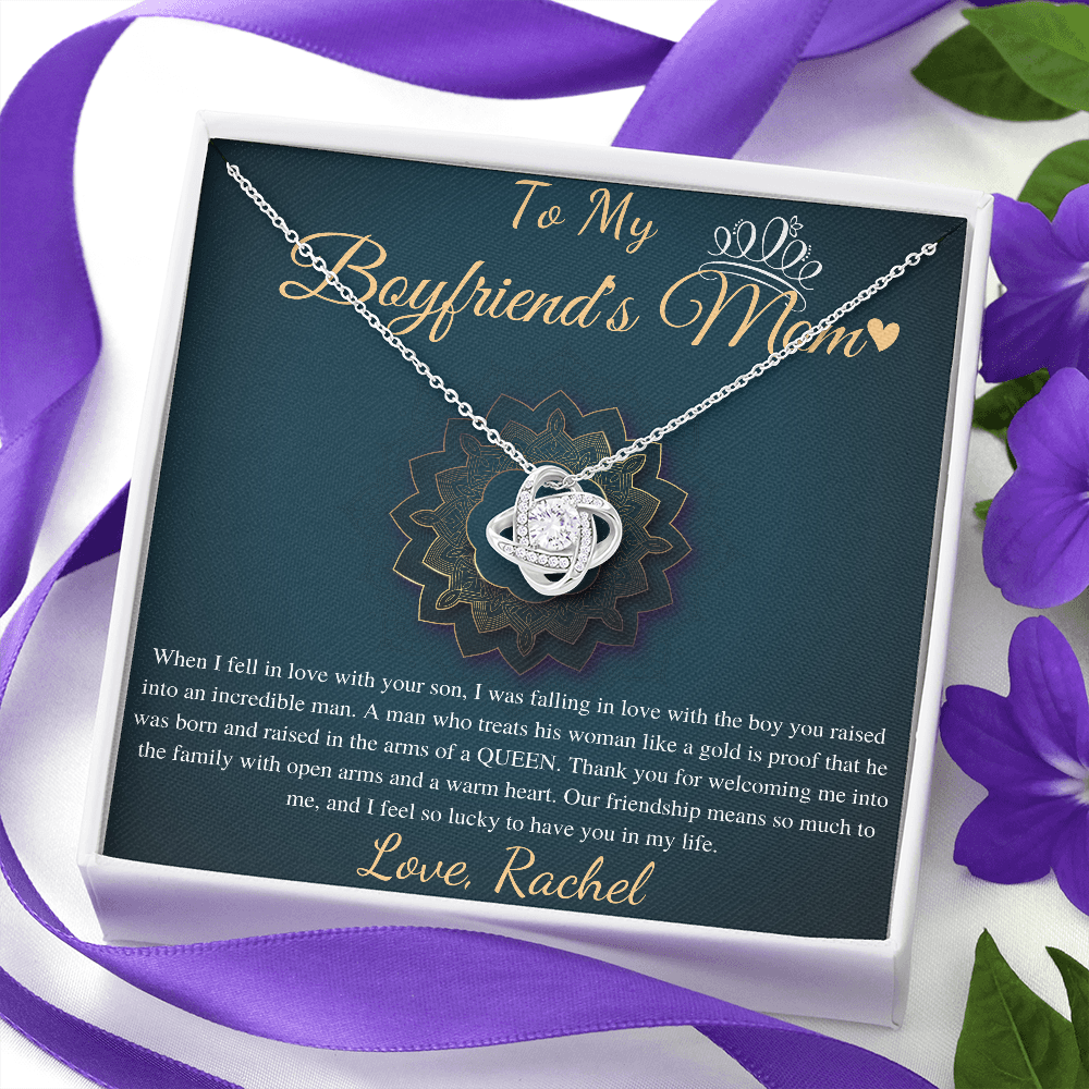 Gifts for Boyfriends Mom, Boyfriends Mom Birthday Gift, Boyfriends Mom Neckalce, Christmas Gift, Mothers Day Gift for Boyfriends Mom #0768 Rachel