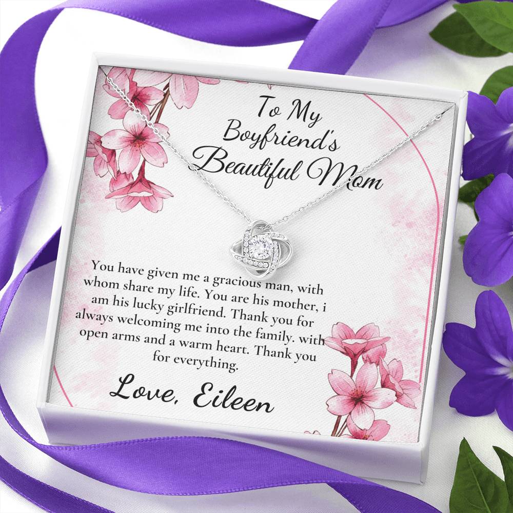 Gift for Boyfriend's Mom, Boyfriend's Mom Gift, To My Boyfriends Mom Gift, Christmas Gift for Boyfriends Mom