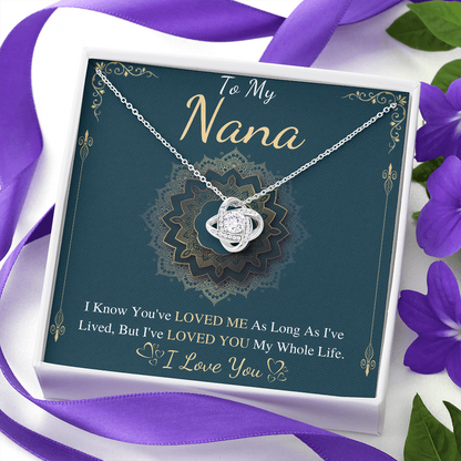 To My Nana, Best Grandmother Gift, Nana Gift, Nana Jewelry From Granddaughter, For Nana, Gifts For Grandma, personalized birthday gift
