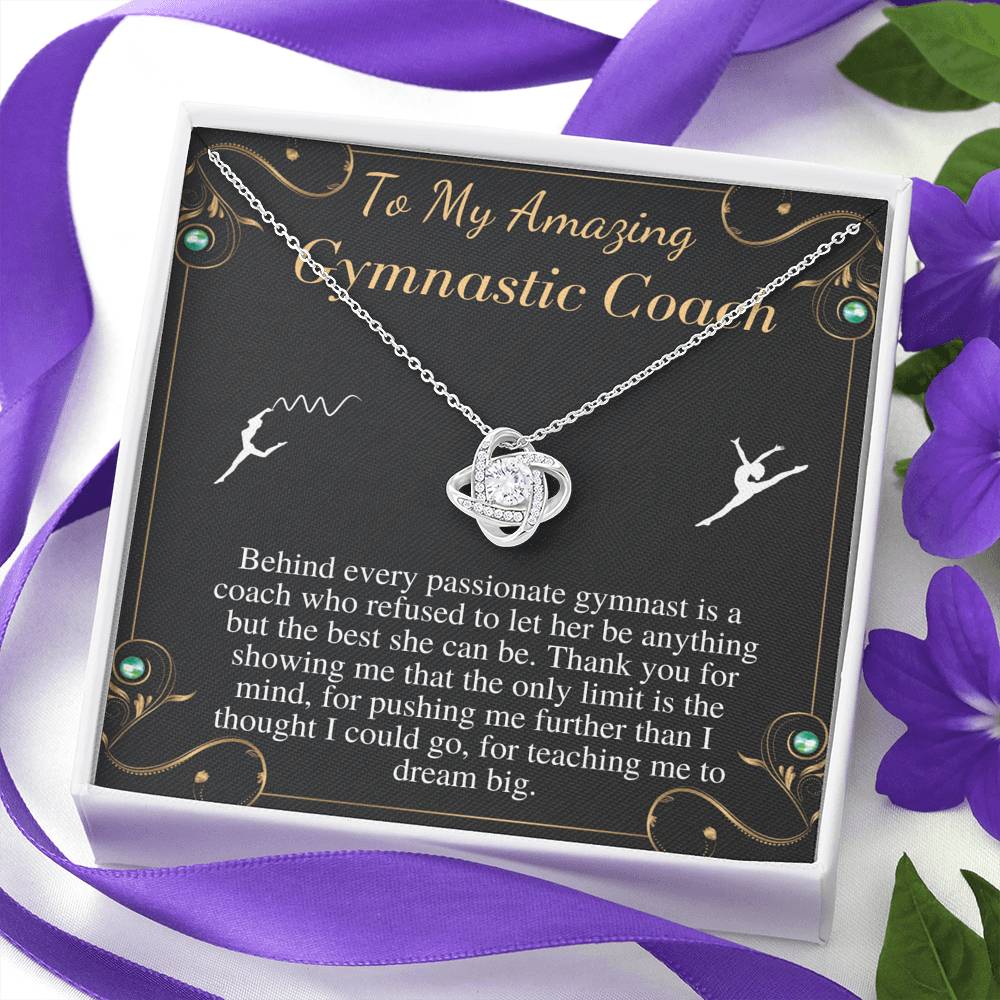 Gymnastics Coach Gift for Women | Leaving Gift for Gymnastics Coach | A Truly Amazing Gymnastics Coach Gift Necklace, Christmas Gift #0752