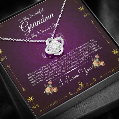 Love Knot, Grandmother of the Bride Gift to Grandma Wedding Gift for Grandma of the Bride Grandmother Wedding Gift Grandmother Gift #0065