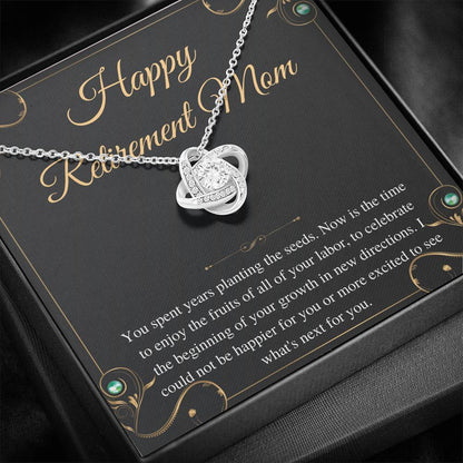 Retirement Gift Necklace: Colleagues, Leave Job, Jewelry from Coworkers, Infinity Cross