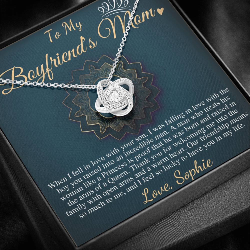 Gifts for Boyfriends Mom, Boyfriends Mom Birthday Gift, Boyfriends Mom Neckalce, Christmas Gift, Mothers Day Gift for Boyfriends Mom #0768