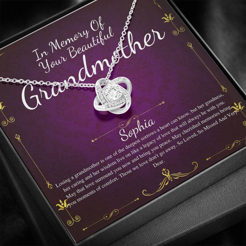 Memorial gift Grandmother Loss of Grandma In Memory of Grandma Sorry for your loss of loved one condolence gift, bereavement gift
