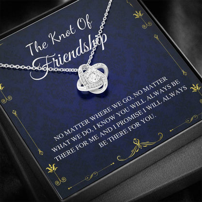 Knot of friendship gift, Friend forever, Best friend necklace, Best friend gift, Gift for friend, friendship