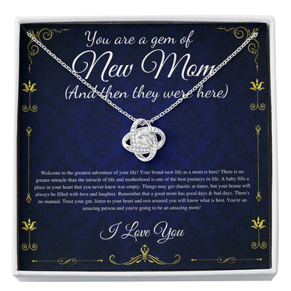 New Mom Gift Jewelry, First Time Mom Gift for first Mother's day Gift for New Mom Necklace Birthstone, New mommy Gift 0231
