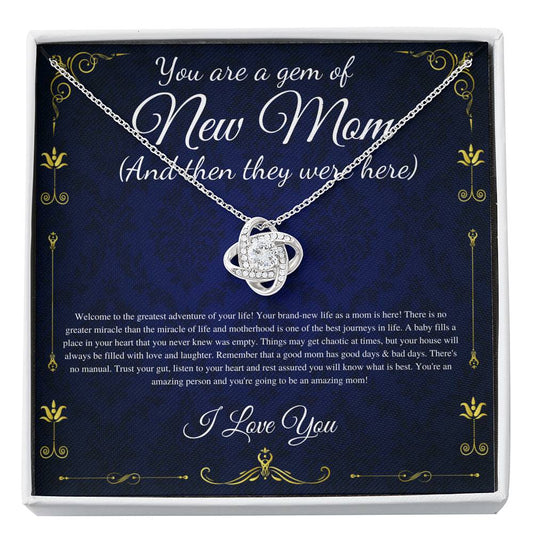 New Mom Gift Jewelry, First Time Mom Gift for first Mother's day Gift for New Mom Necklace Birthstone, New mommy Gift 0231
