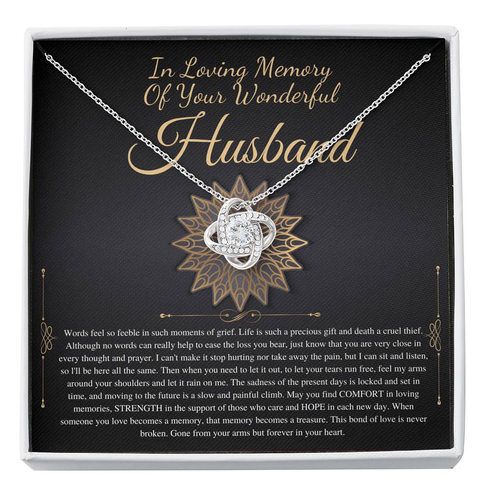 Memorial gift Husband Loss of Husband In Memory of Husband Sorry for your loss of Spouse loss of loved one condolence gift, bereavement gift