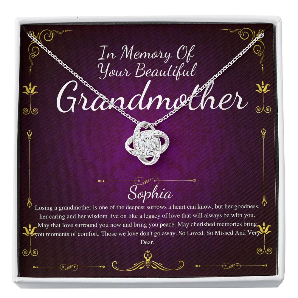 Memorial gift Grandmother Loss of Grandma In Memory of Grandma Sorry for your loss of loved one condolence gift, bereavement gift