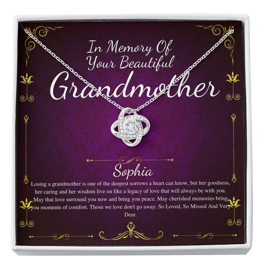Memorial gift Grandmother Loss of Grandma In Memory of Grandma Sorry for your loss of loved one condolence gift, bereavement gift
