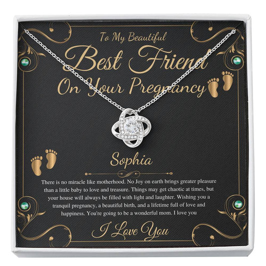 Best Friend Pregnancy Gift For Best Friend Baby Shower Gift For Mom To Be Gift For Expecting Mom Gift Pregnant Friend,Love Knot #0217