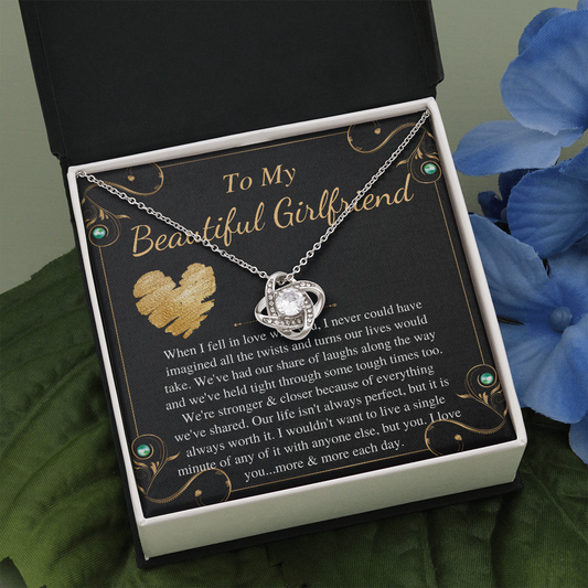 Girlfriend Necklace, Meaningful Gift for Girlfriend, Necklace for Partner, Valentines Present for Girlfriend, Sentimental Gifts, graduation