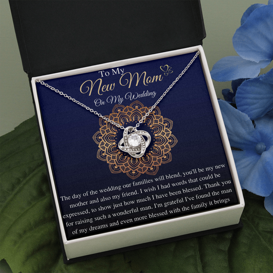 Gift for New Mother, Necklace for Step Mom , Bonus Mom Gift from dsaughter on wedding day Stepmom Birthday Gift for Mother in Law Gift
