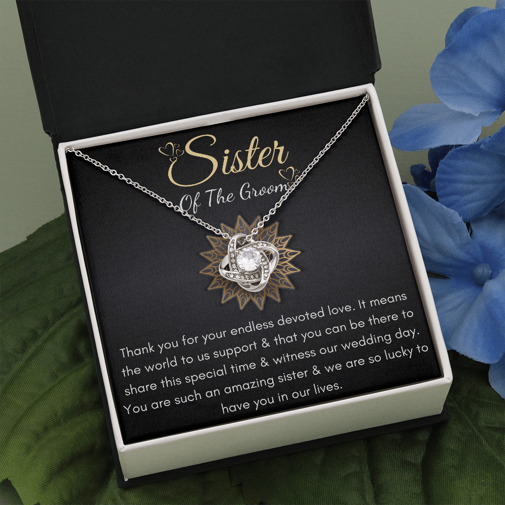 Bonus Sister Gift Sister of The Groom Wedding Thank You Bridal Shower Necklace Birthday gift for her , Valentines gift