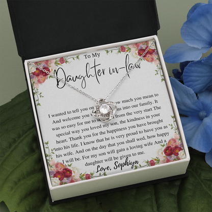 Gift for Daughter in Law from father in Law to Bride Wedding Gift for Daughter-in-Law On Wedding Day Gift for Bride, gift for her